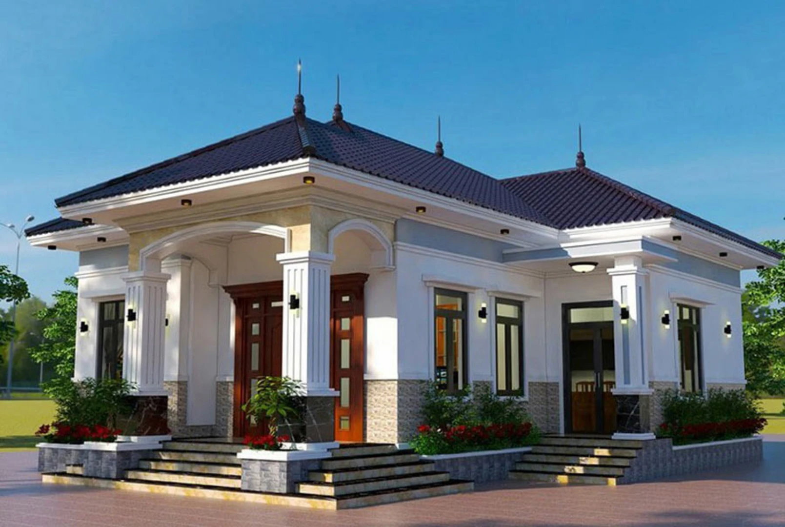 Cải tạo nhà cấp 4 thành nhà mái Nhật