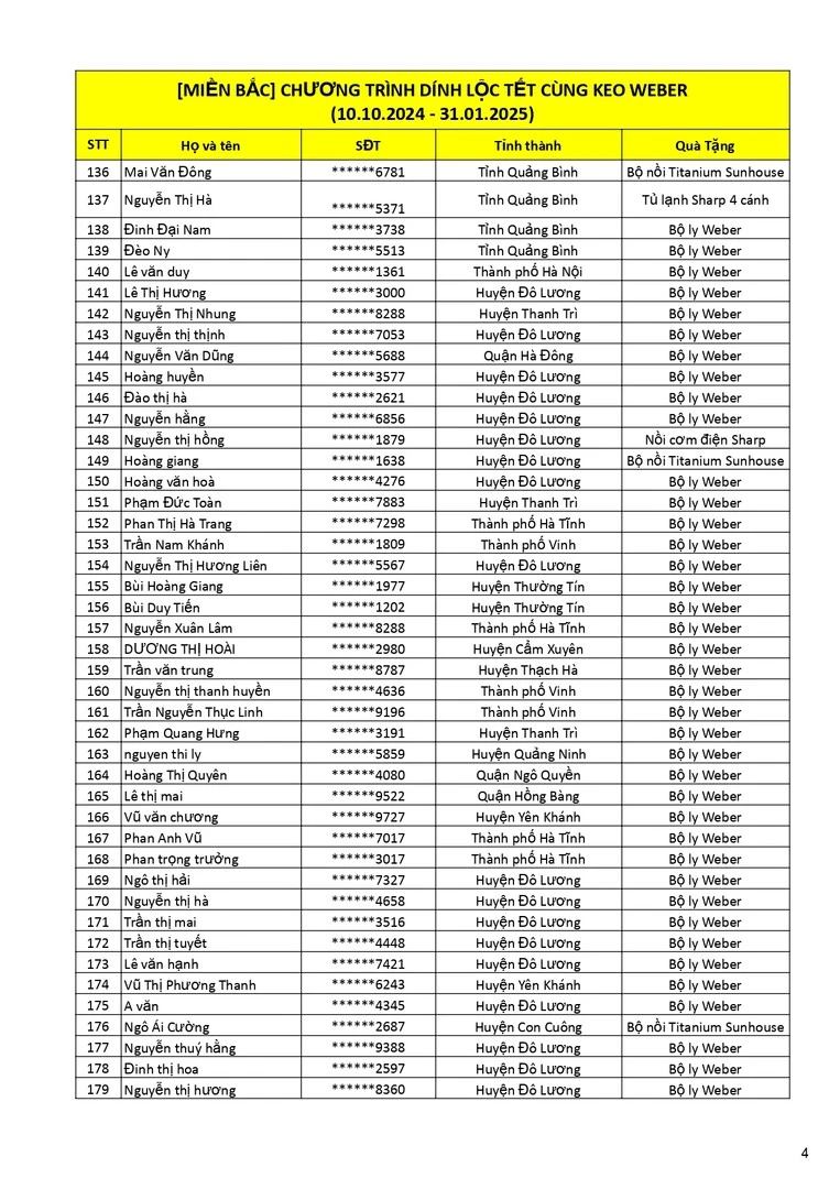 Kết quả Dính lộc Tết cùng keo Weber trang 4