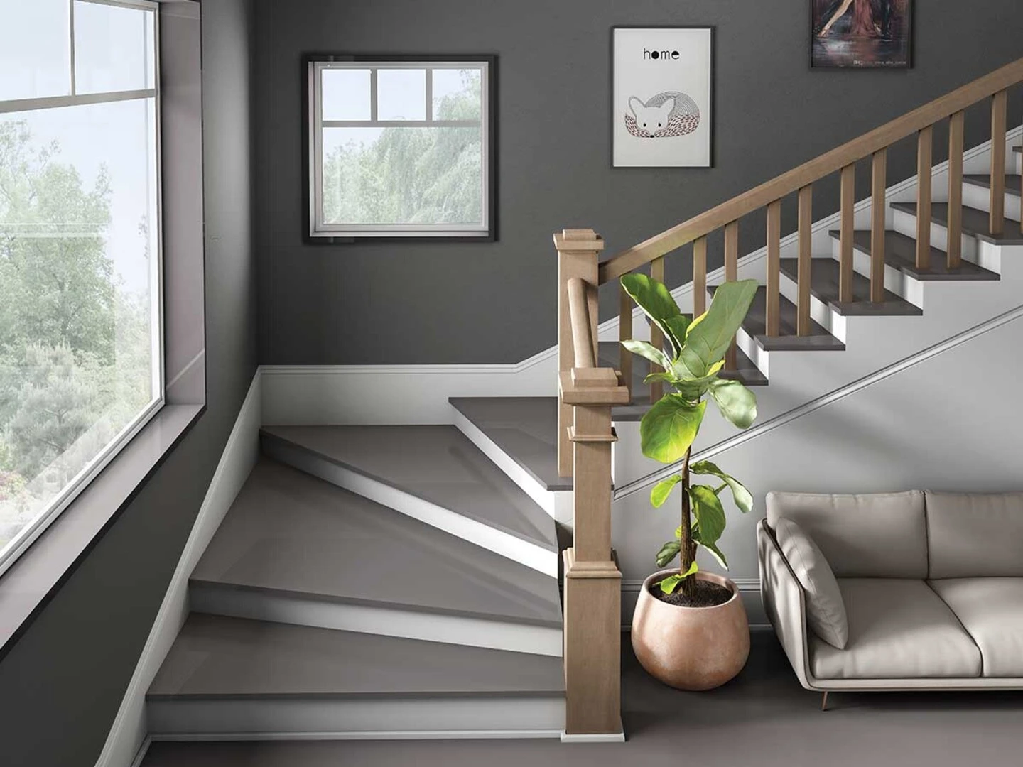 Ưu điểm của cầu thang ốp gạch