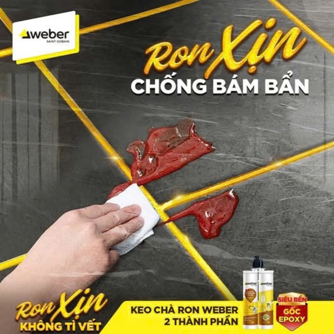 Keo Epoxy chống bám bẩn tốt