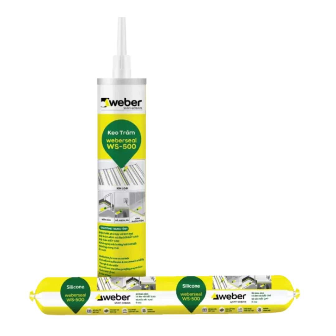 Cách bắn keo silicon đẹp - weberseal ws500