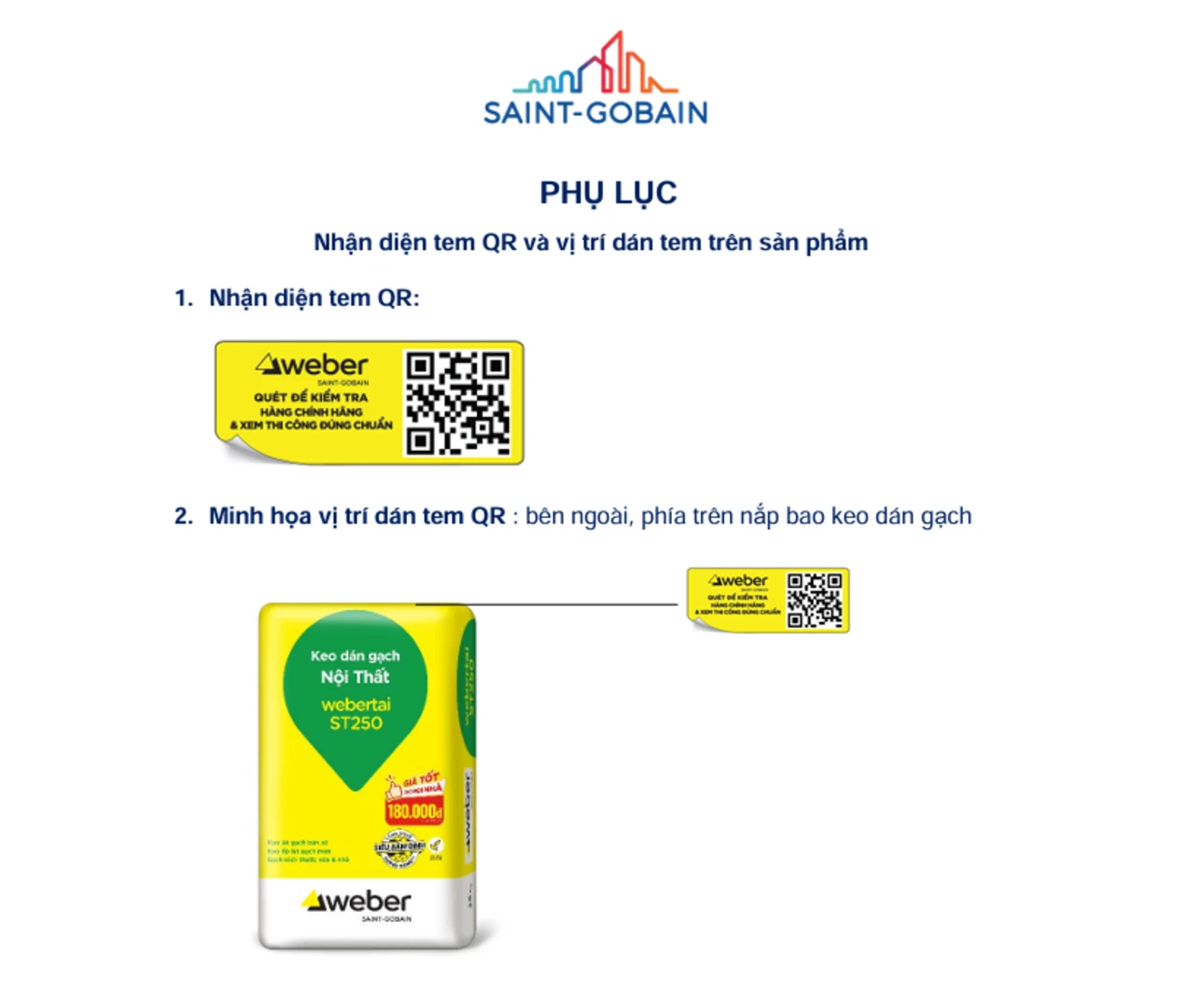 Nhận diện tem QR của webertai ST250 miền Nam