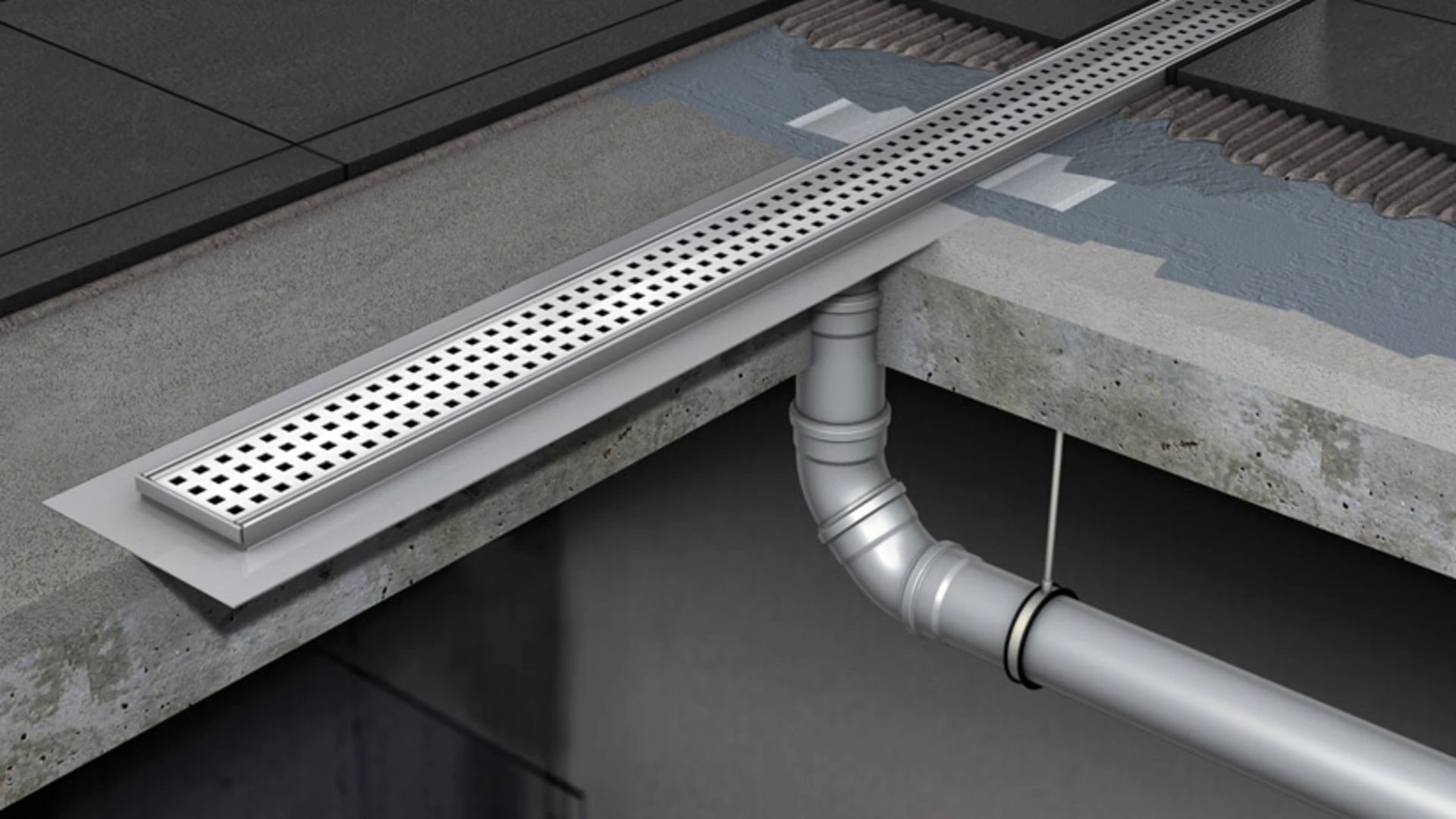 Lắp ráp hệ thống thoát nước nhanh khi cải tạo nhà vệ sinh