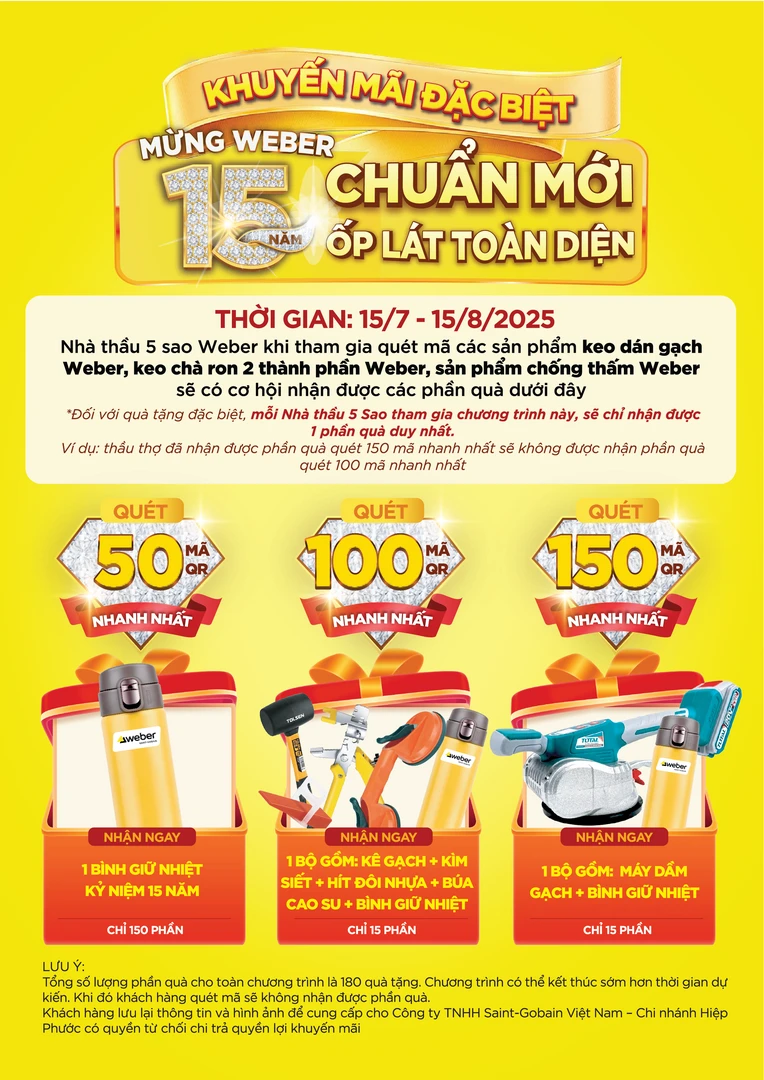Khuyến mãi mừng Weber 15 năm trang 3