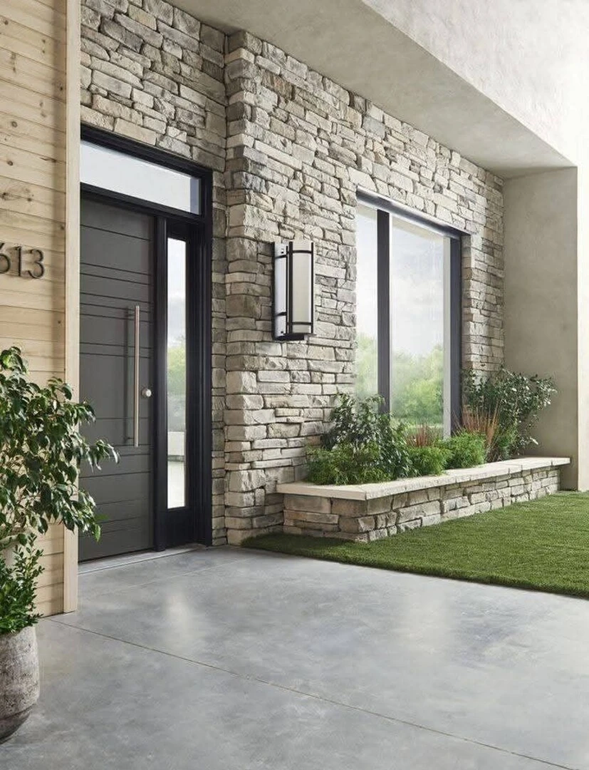 Đá ốp lát mặt tiền ngoài trời