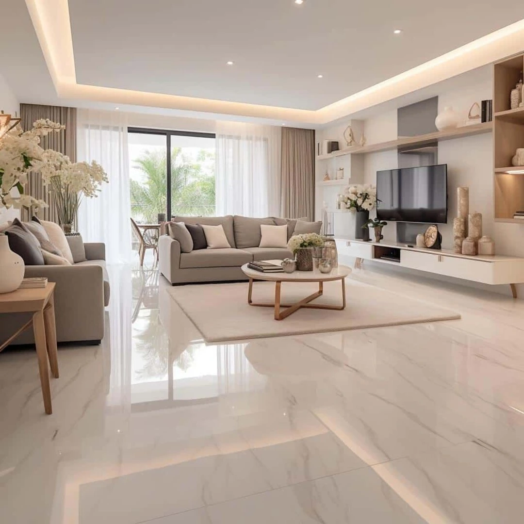 Kinh nghiệm chọn gạch lát nền phòng khách xu hướng hiện nay