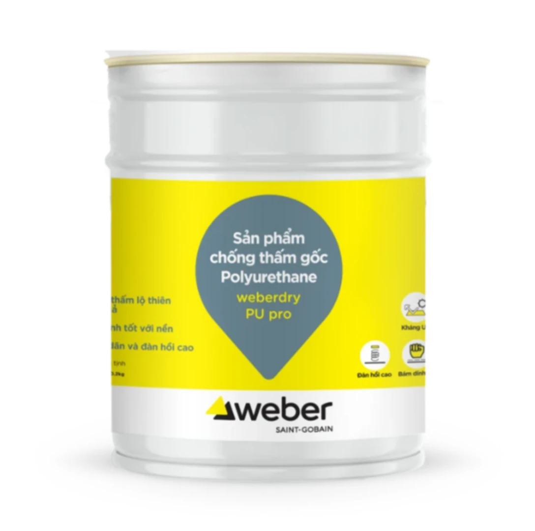 Weberdry PU Pro là keo chống thấm ngoài trời một thành phần