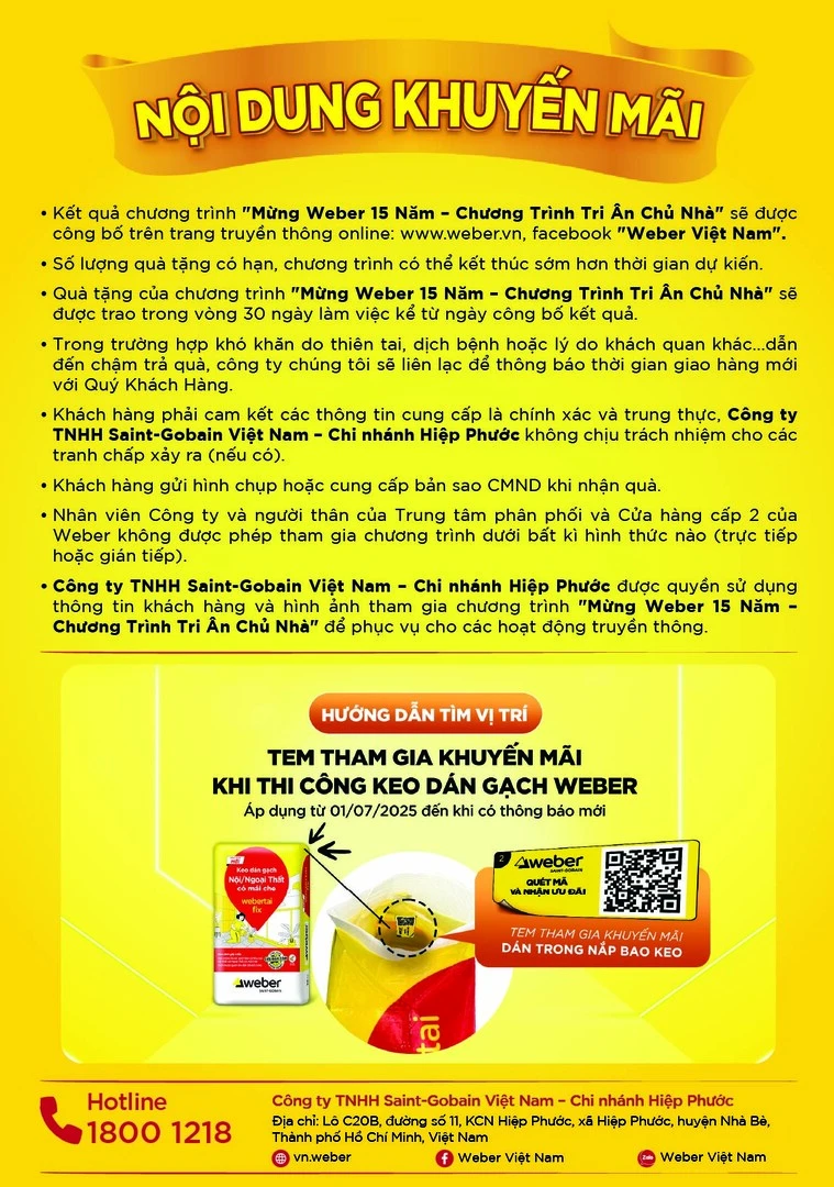 Chương trình tri ân chủ nhà mừng Weber 15 năm - trang 4