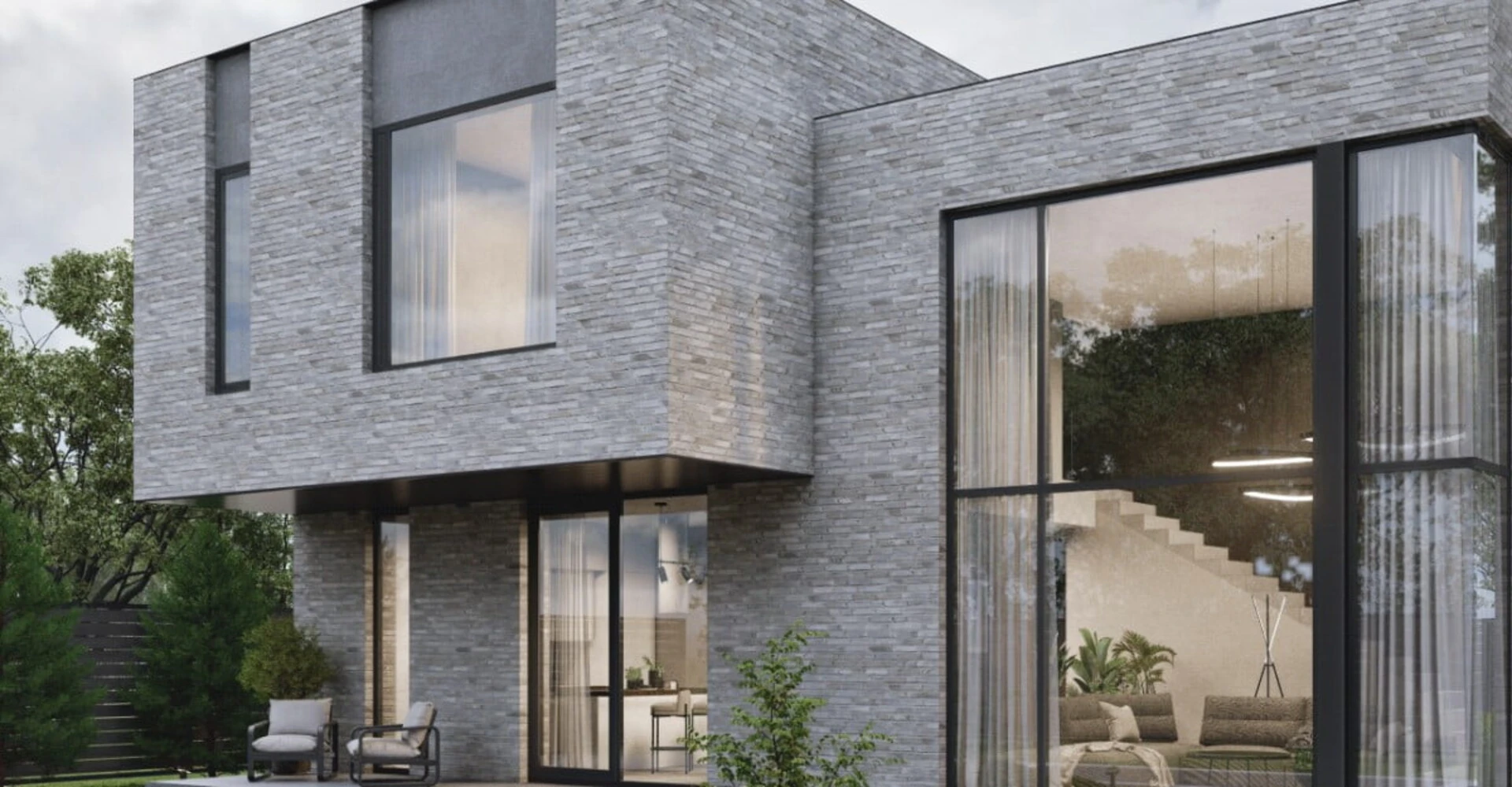 Gạch thẻ ốp mặt tiền có đa dạng mẫu mã, màu sắc, dễ dàng tạo điểm nhấn riêng biệt 