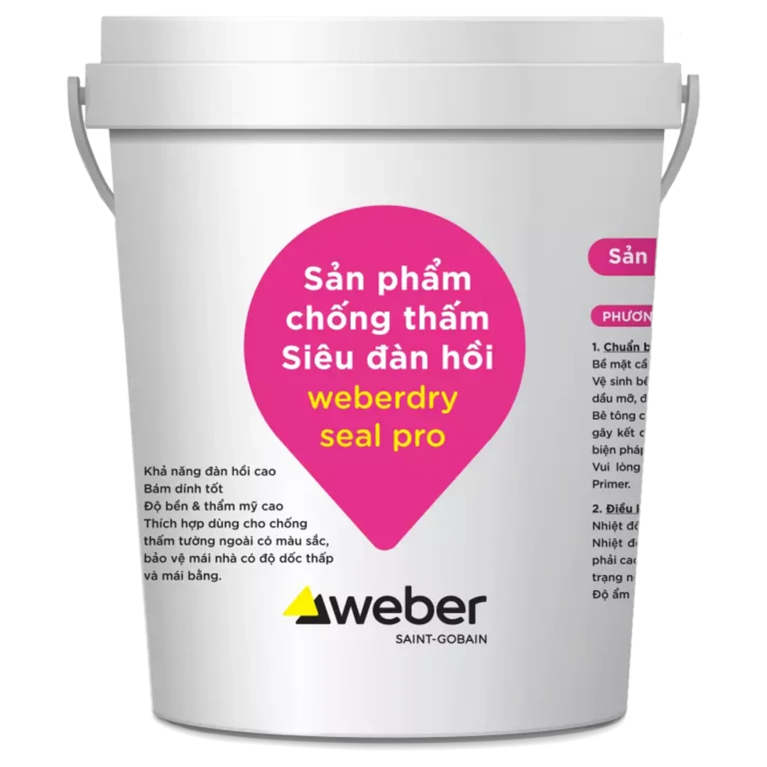 Keo chống thấm Siêu đàn hồi gốc Acrylic