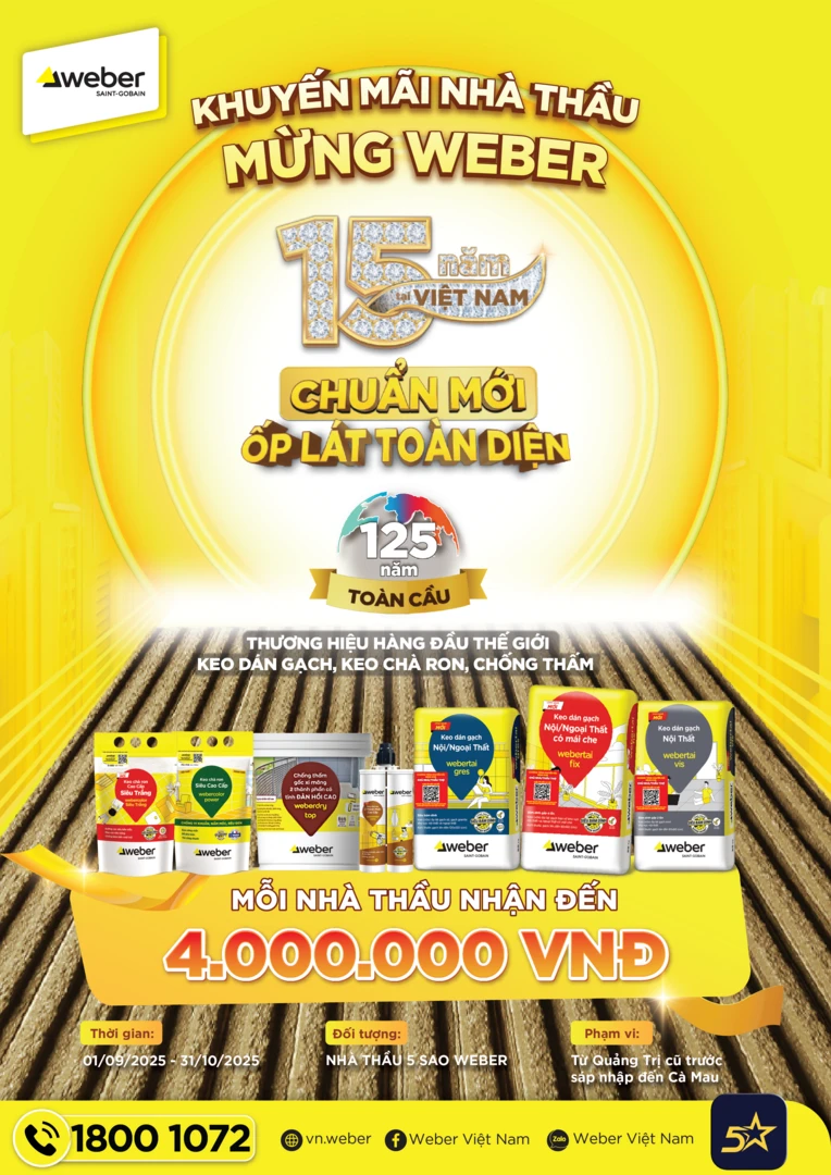 Khuyến mãi mừng Weber 15 năm - trang 1