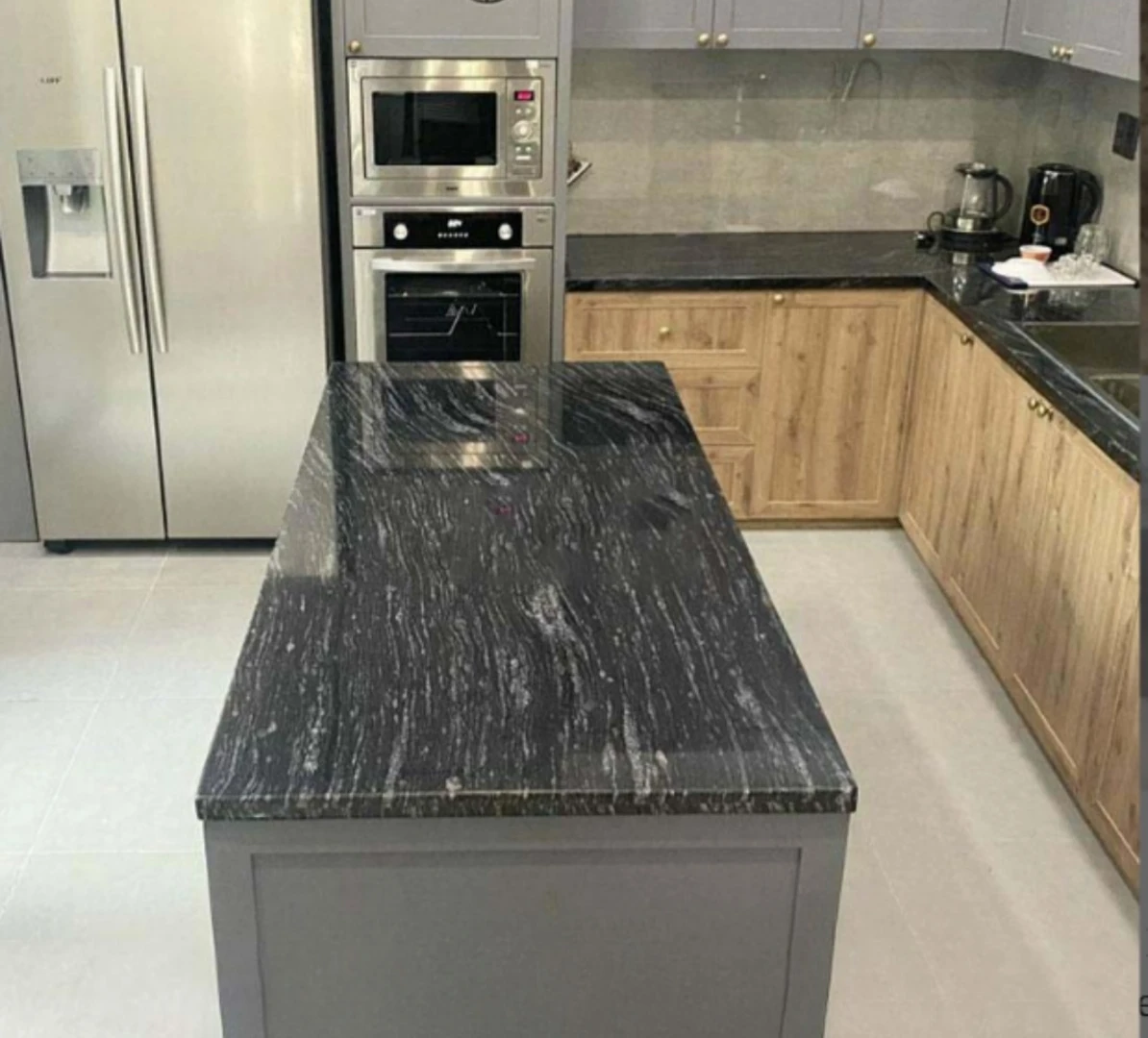 Đá granite đen nhiệt đới chất lượng cao
