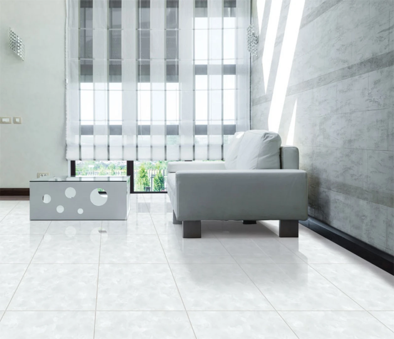 Gạch lát nền đẹp 80x80 tráng men có tính ứng dụng cao và giá thành hợp lý