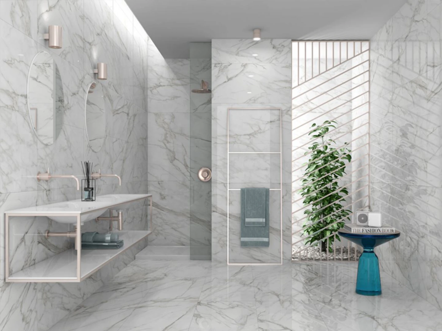 Gạch lát nền đẹp 80x80 giả đá dễ dàng kết hợp với nhiều phong cách nội thất