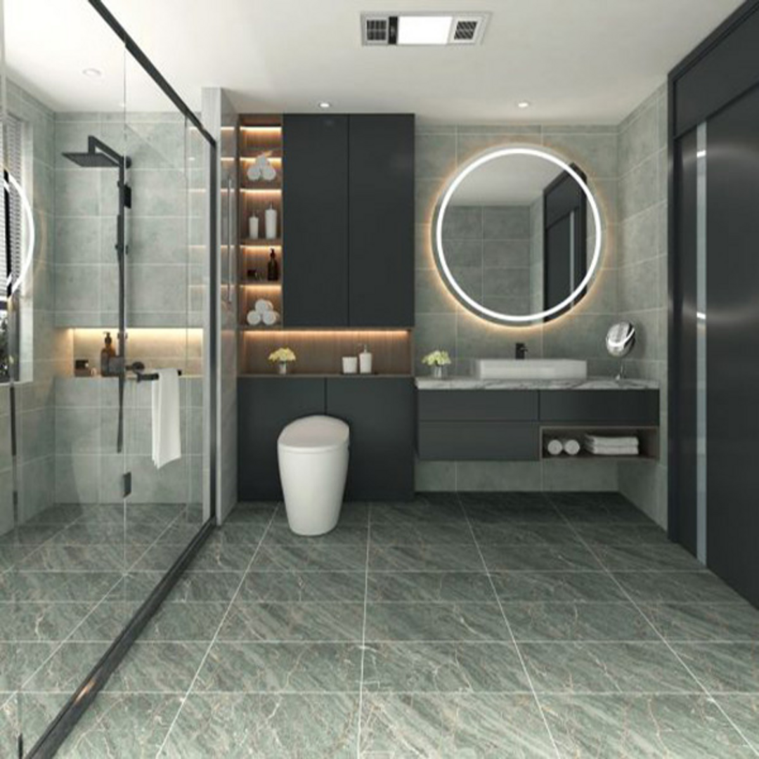 Gạch ốp nhà vệ sinh theo xu hướng hiện đại được nhiều người lựa chọn