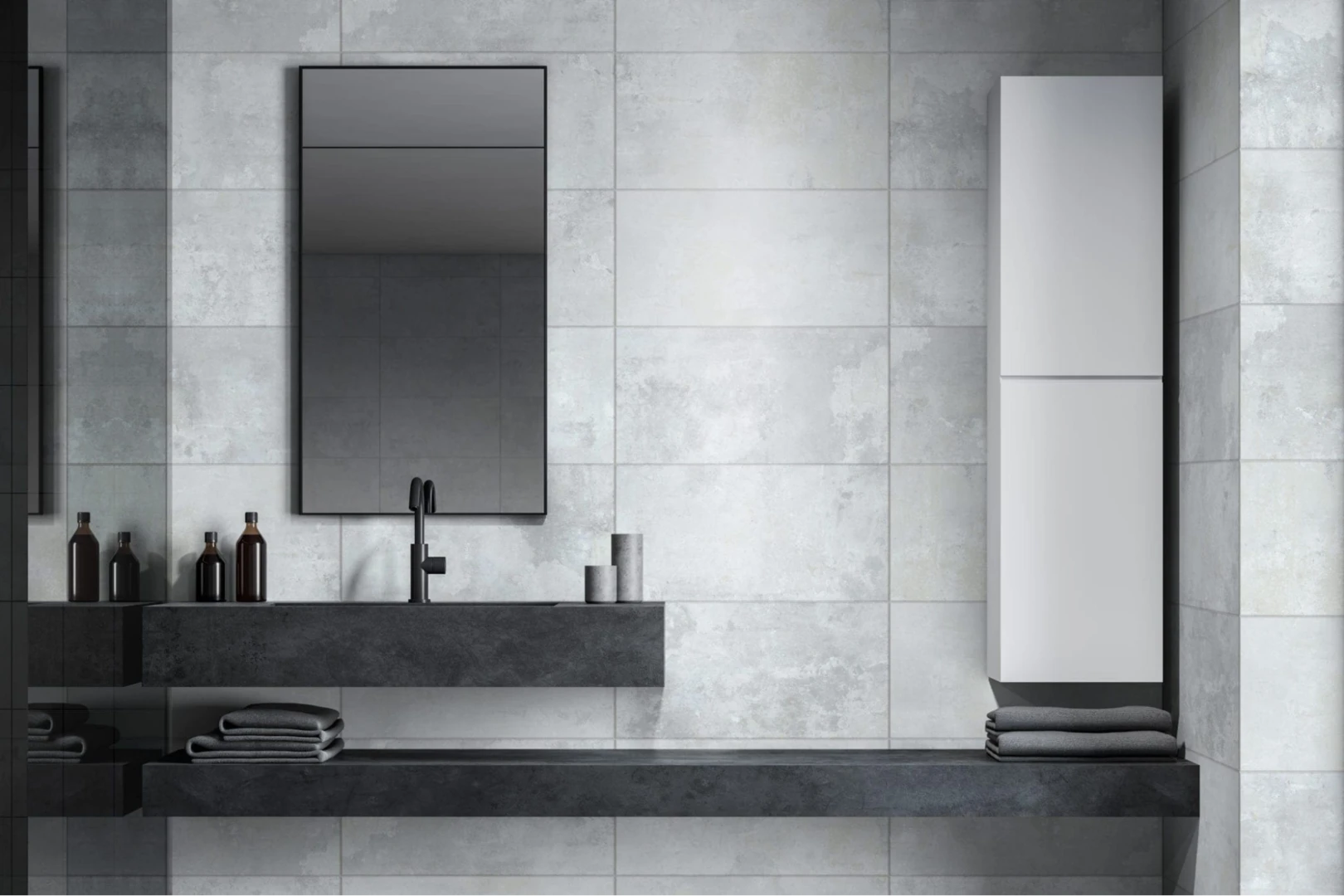 Gạch giả đá 30x60 ốp nhà vệ sinh đẹp, sang trọng