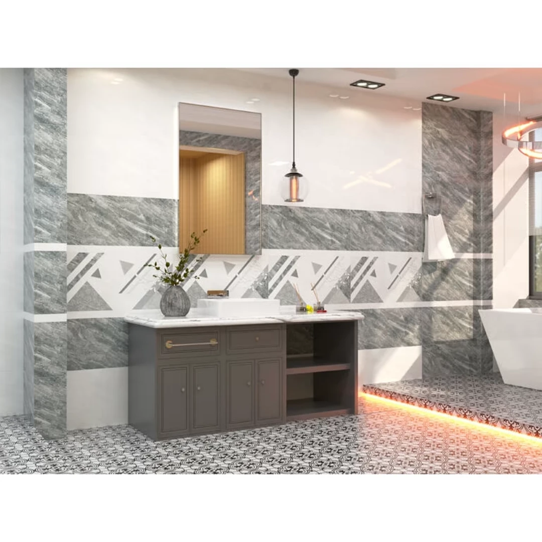 Gạch ốp tường 40x80 giả đá mang đến vẻ đẹp sang trọng và tinh tế