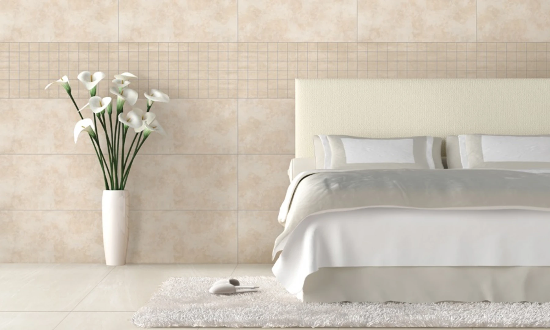 Gạch ốp tường 40x80 cho phòng ngủ mang lại hiệu ứng thẩm mỹ nổi bật cho không gian