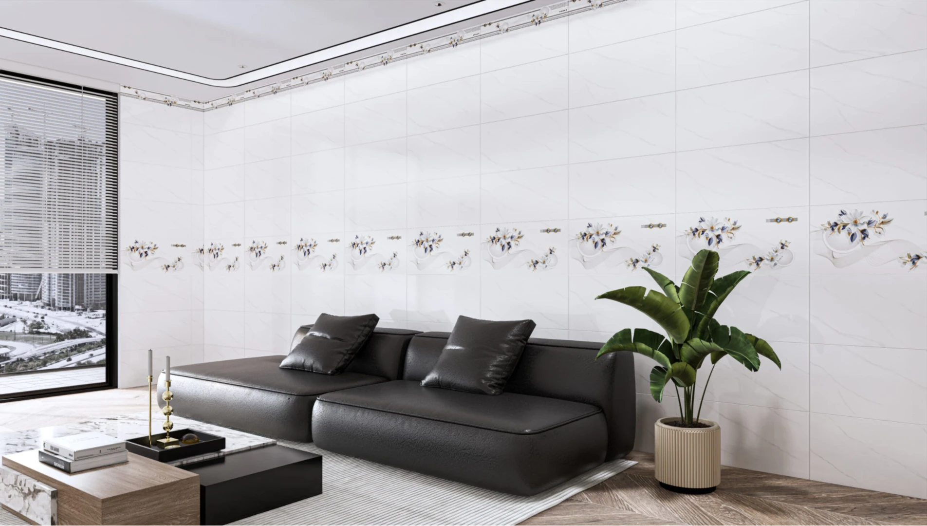 Gạch ốp tường 40x80 phù hợp với nhiều không gian khác nhau