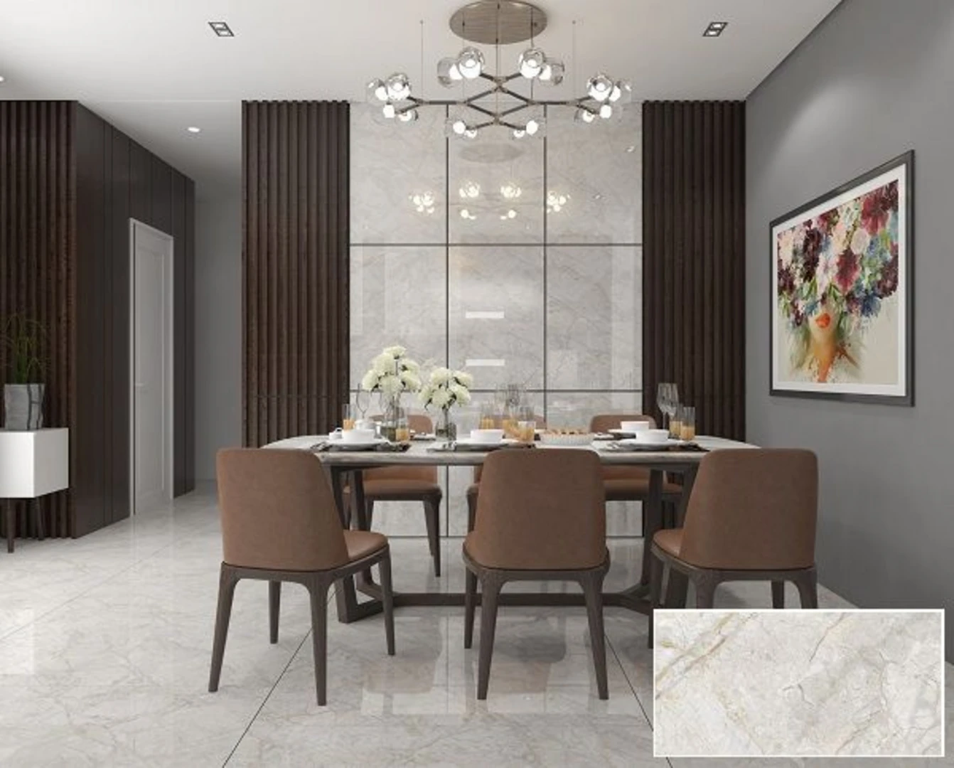 Ưu điểm của gạch ốp tường 40x80