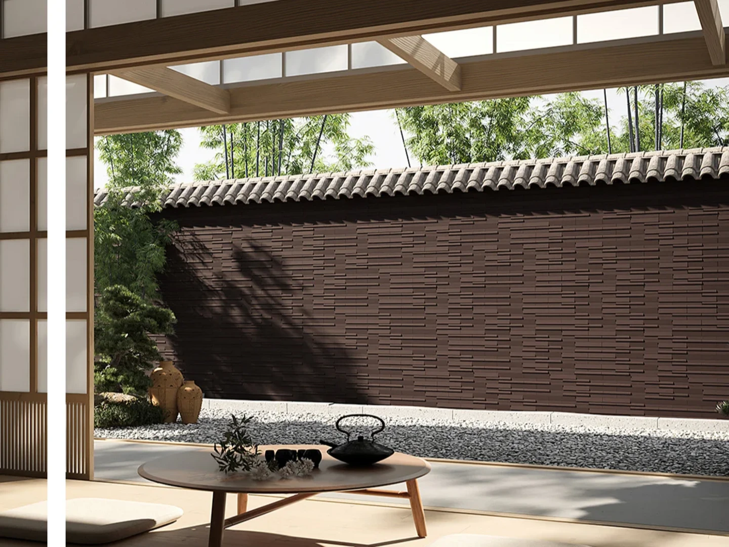 Gạch ốp tường ngoài trời Inax mang đến không gian vừa hiện đại vừa sang trọng