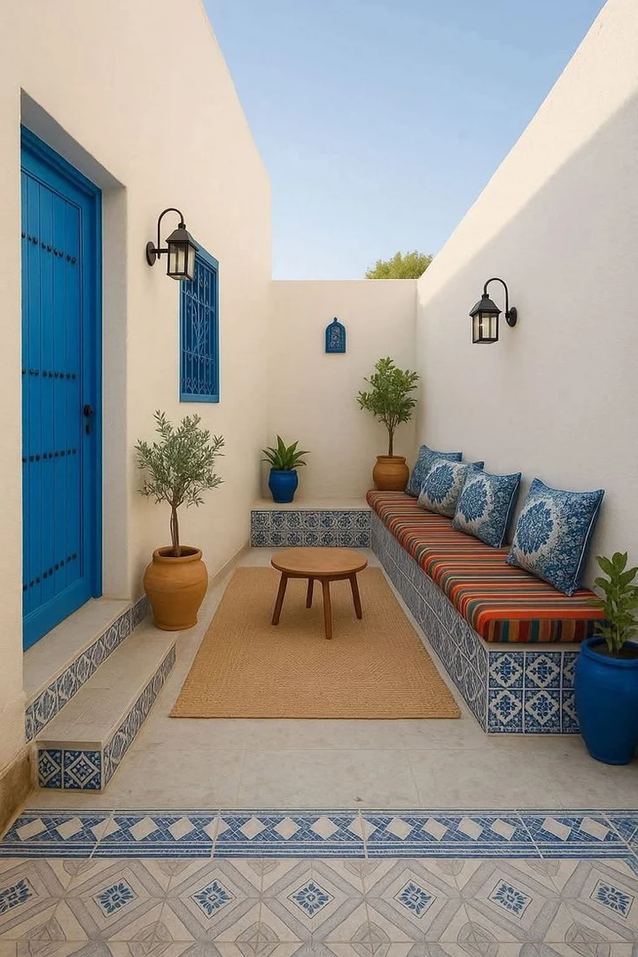 Trang trí không gian bằng gạch ốp tường ngoài trời đẹp