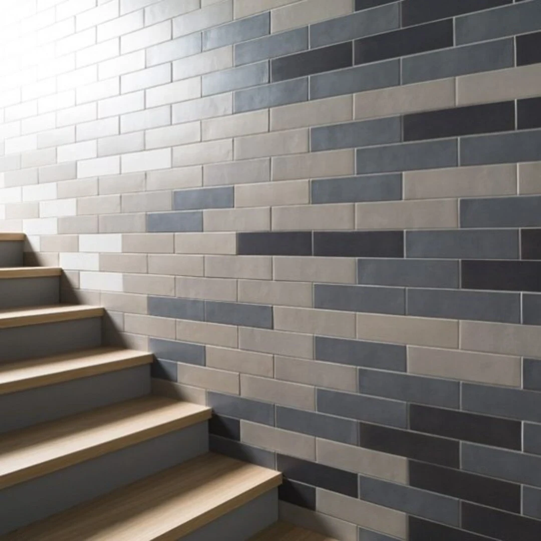 Gạch ốp tường ngoài trời kết hợp đẹp mắt, mang đến vẻ hiện đại và sang trọng