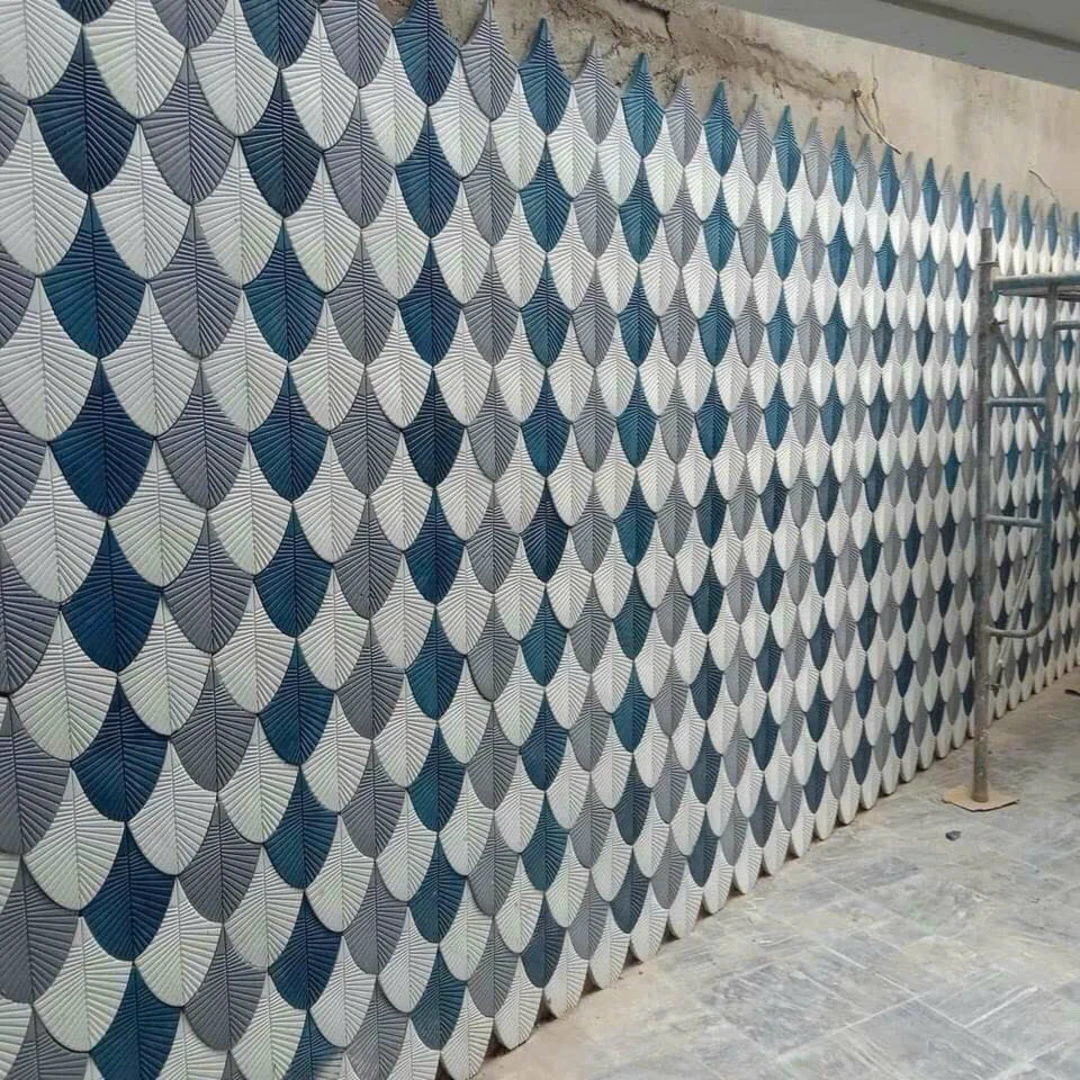 Gạch ốp tường ngoài trời 3D chống thấm tốt, chịu được thời tiết khắc nghiệt