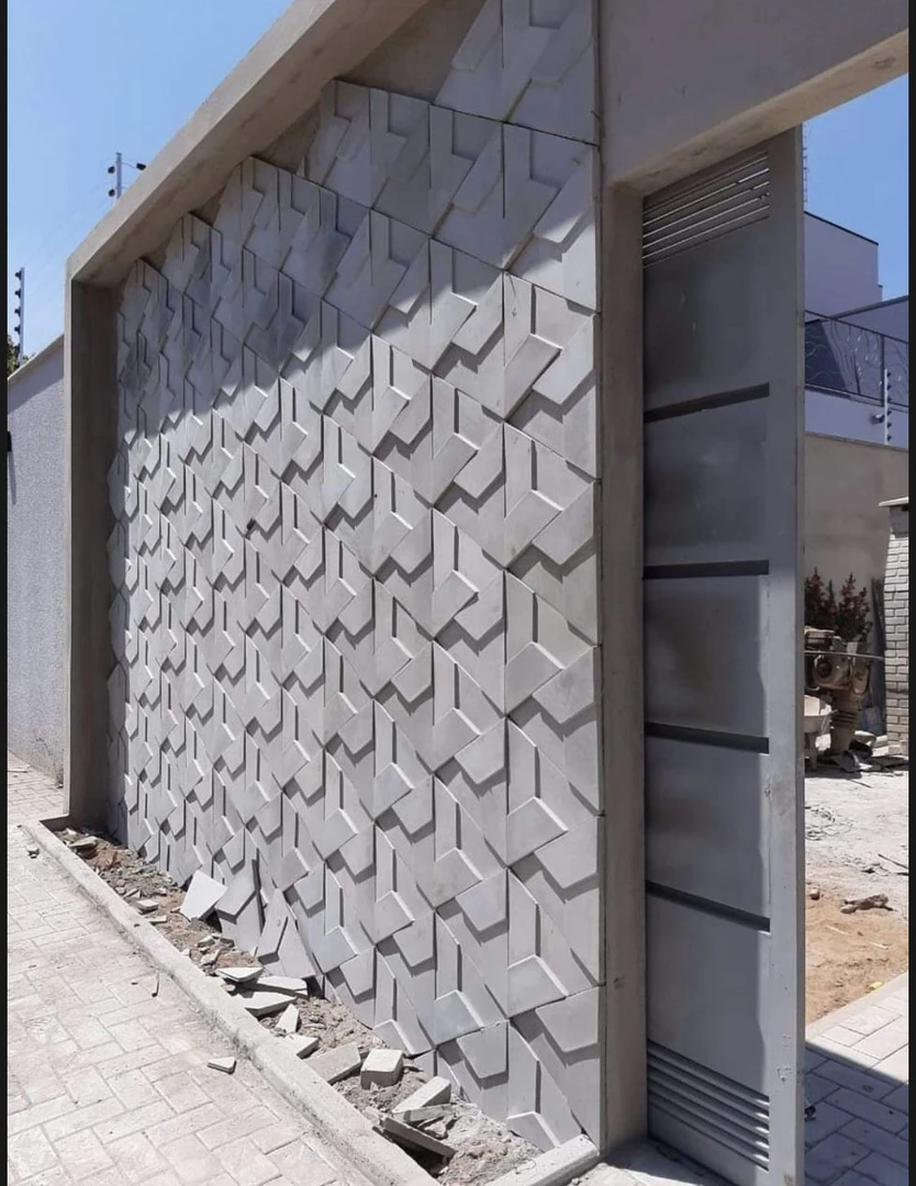 Gach ốp tường ngoài trời 3D cho mặt tiền tạo sự độc đáo và thu hút ánh nhìn