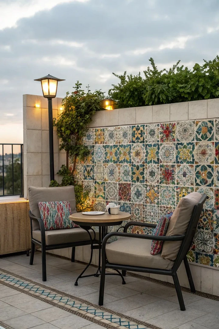 Gạch ốp tường ngoài trời chịu được nắng mưa và bền bỉ theo thời gian