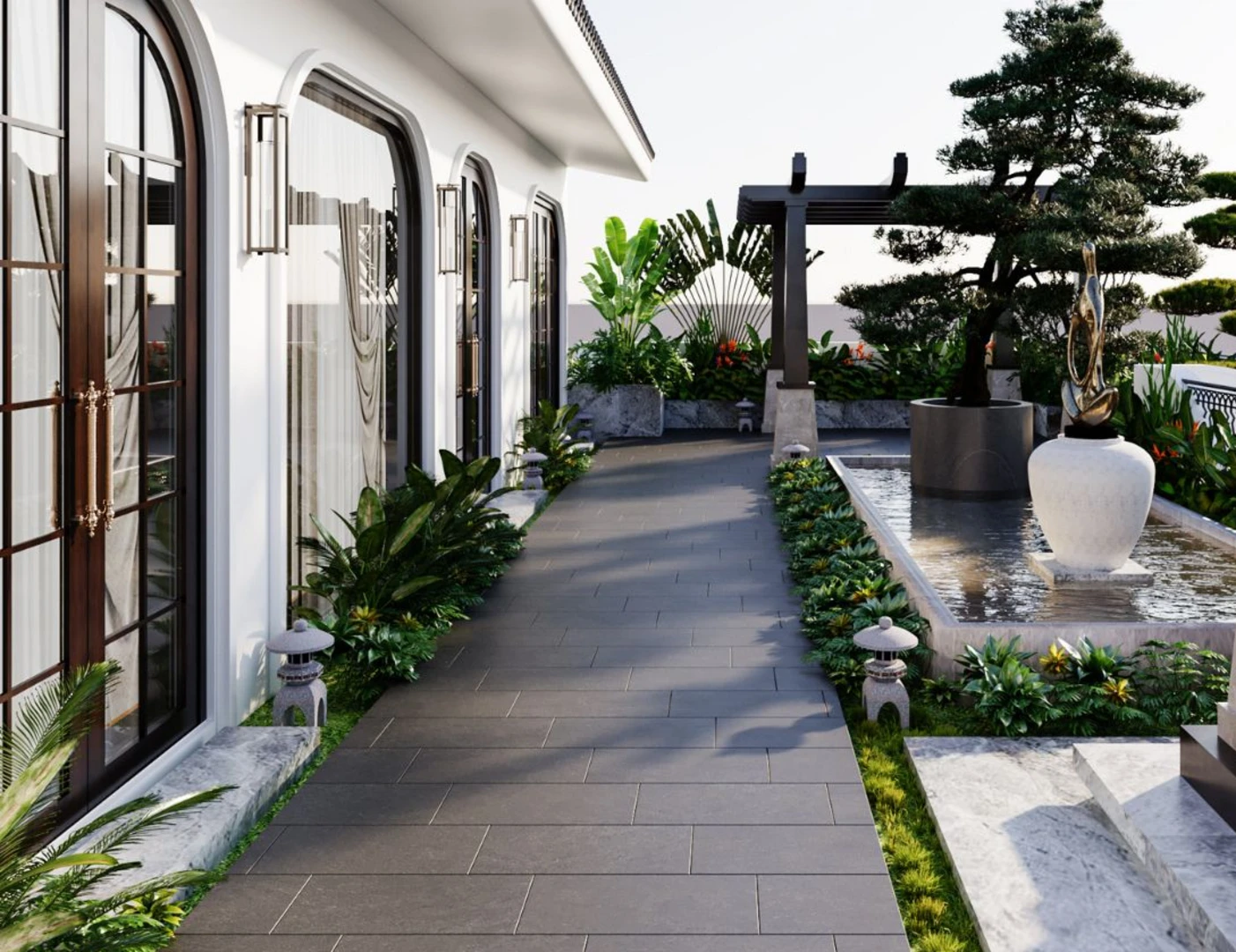 Thi công gạch terrazzo đúng cách giúp tăng tính thẩm mỹ và độ bền