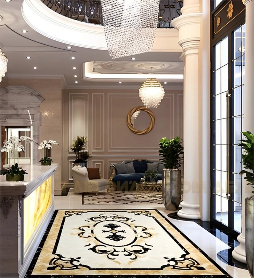 Một số lưu ý khi chọn gạch thảm phòng khách, hiên nhà, đại sảnh