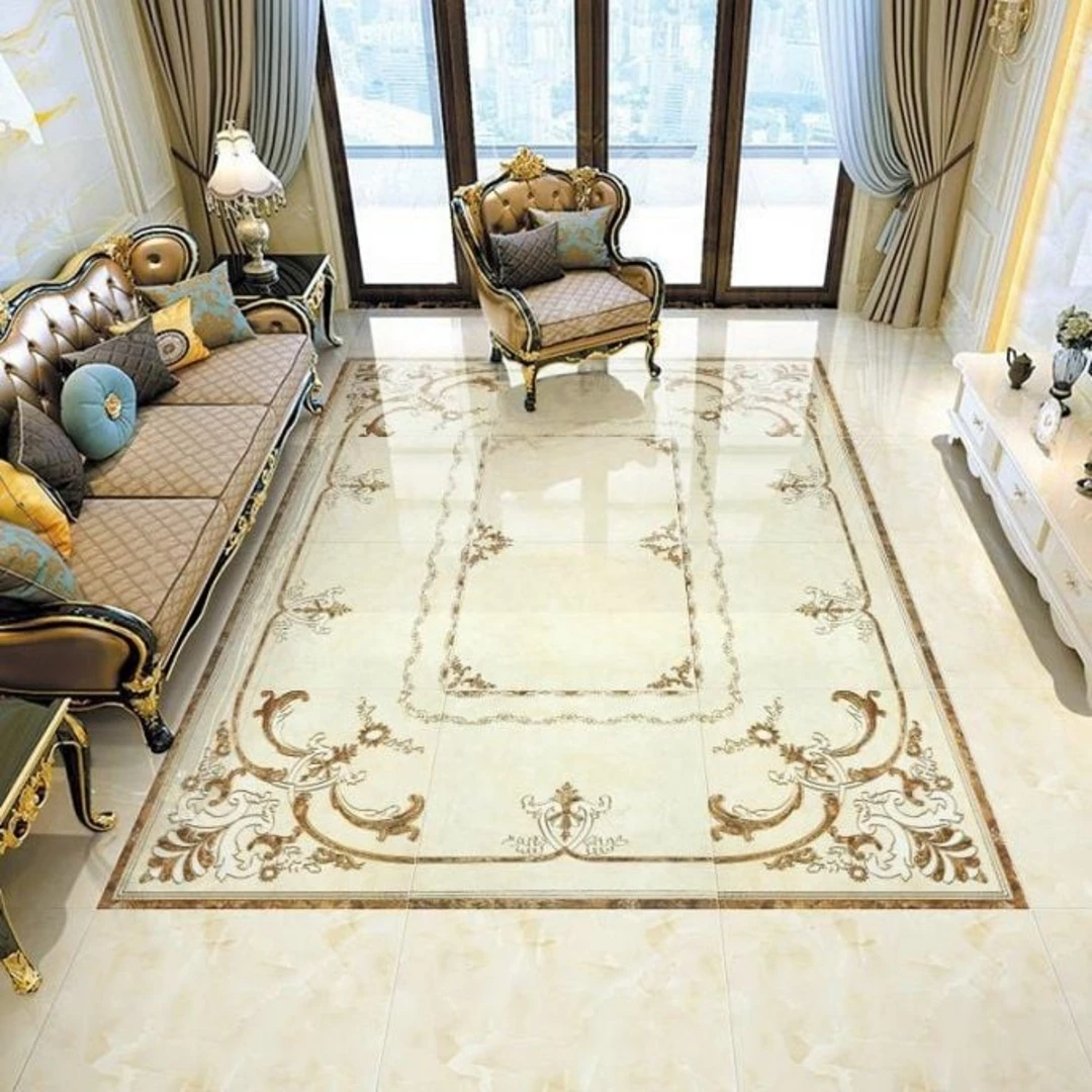 Gạch thảm vô cực không bị giới hạn về kích thước trong quá trình thi công