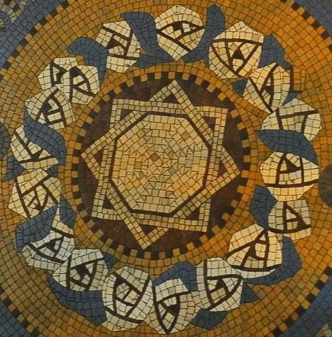 Gạch thảm mosaic giúp không gian trở nên sinh động và cuốn hút hơn