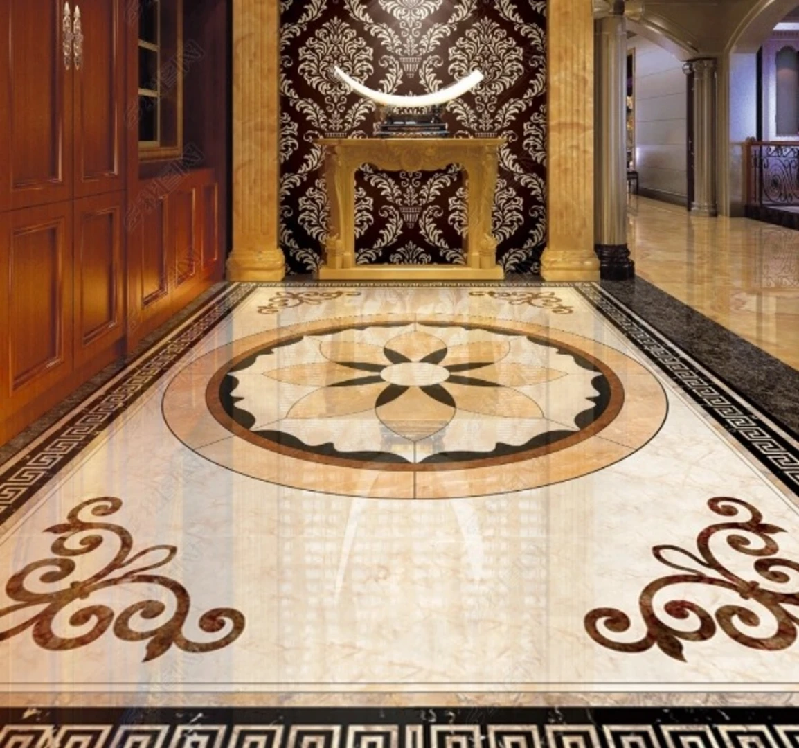 Gạch thảm 3D được thiết kế nổi tinh xảo, tái hiện sinh động nhiều chủ đề khác nhau