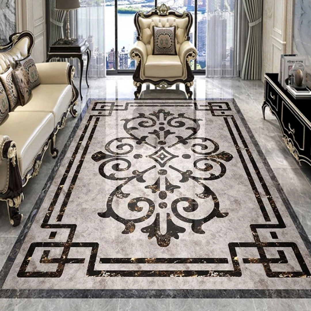 Gạch thảm hoa văn có độ sắc nét cao, màu sắc bền đẹp và không bị phai theo thời gian