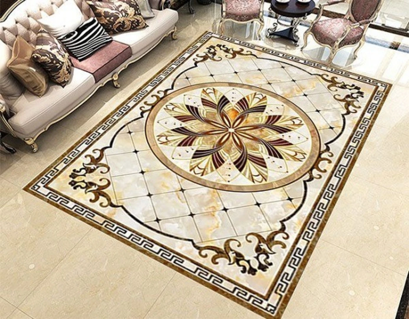 Mẫu gạch thảm 3D đẹp