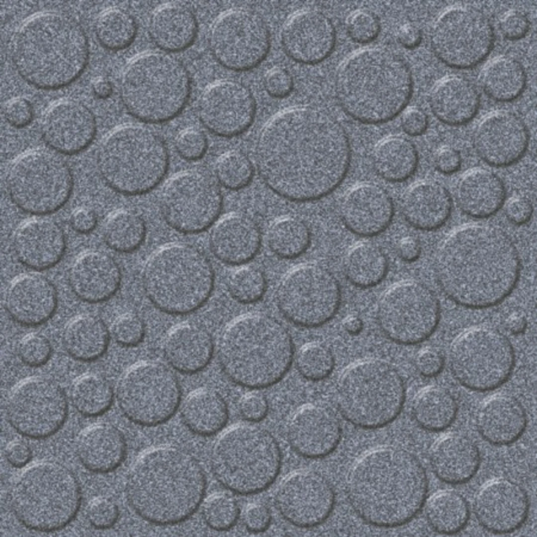 Gạch lát nền phòng tắm chống trơn vân tròn xám đậm