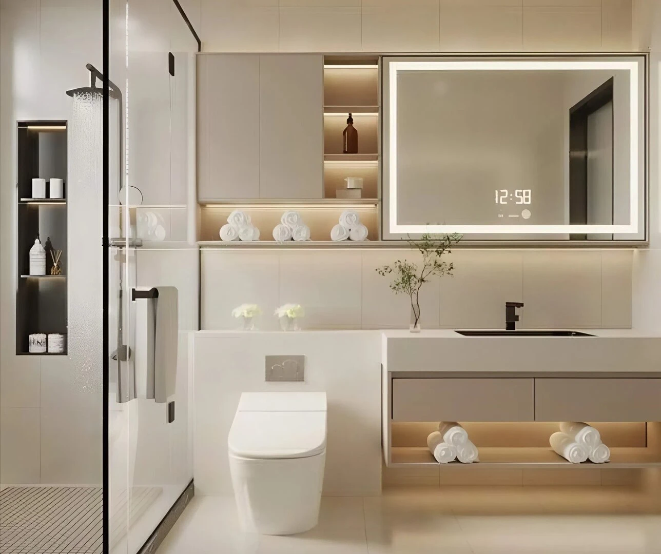 Mẫu nhà vệ sinh nhỏ đẹp 3m2 đảm bảo sự tiện nghi và tính thẩm mỹ