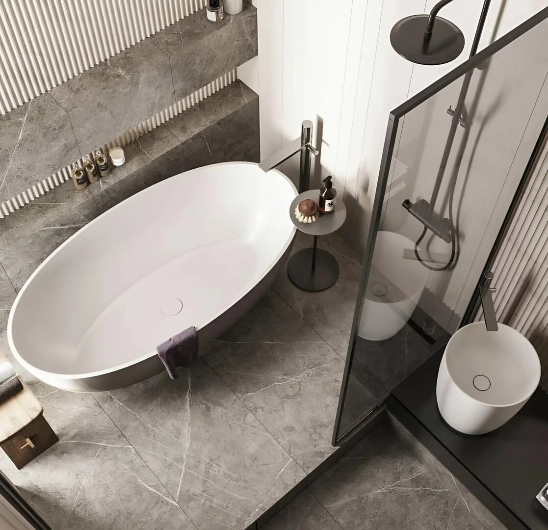 Chọn kích thước gạch ốp phù hợp với diện tích mẫu nhà vệ sinh nhỏ đẹp