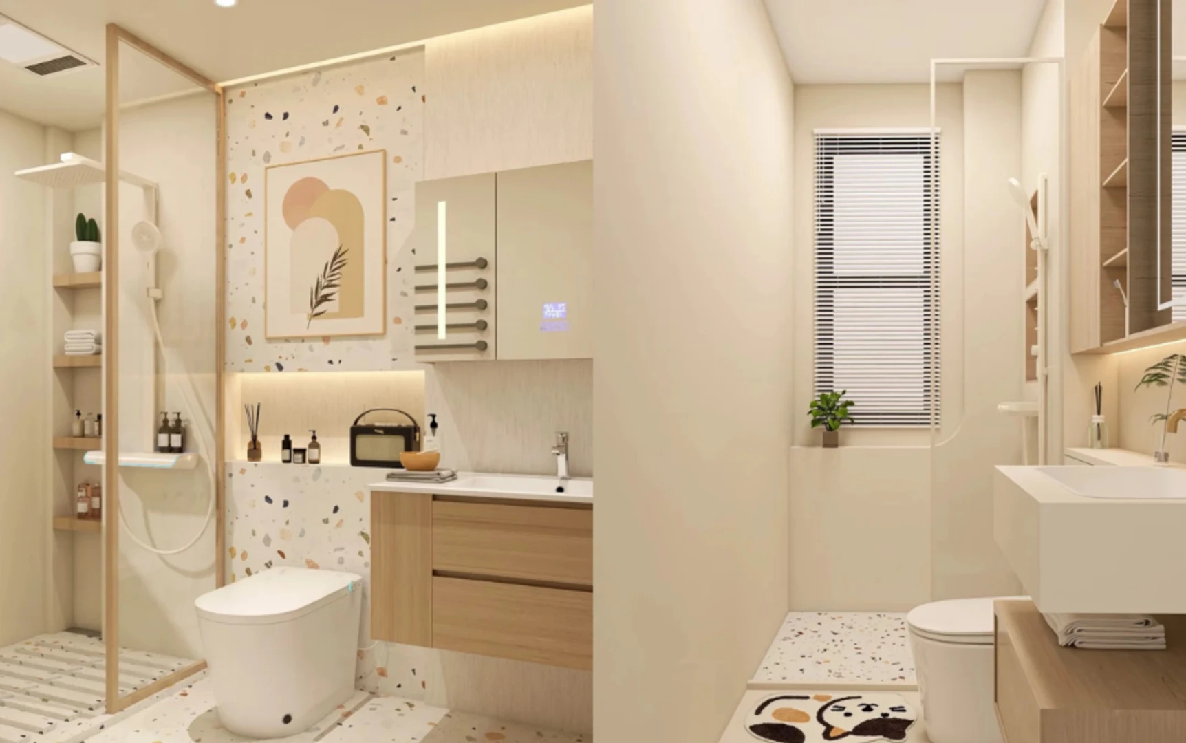 Mẫu nhà vệ sinh 2m2 đơn giản