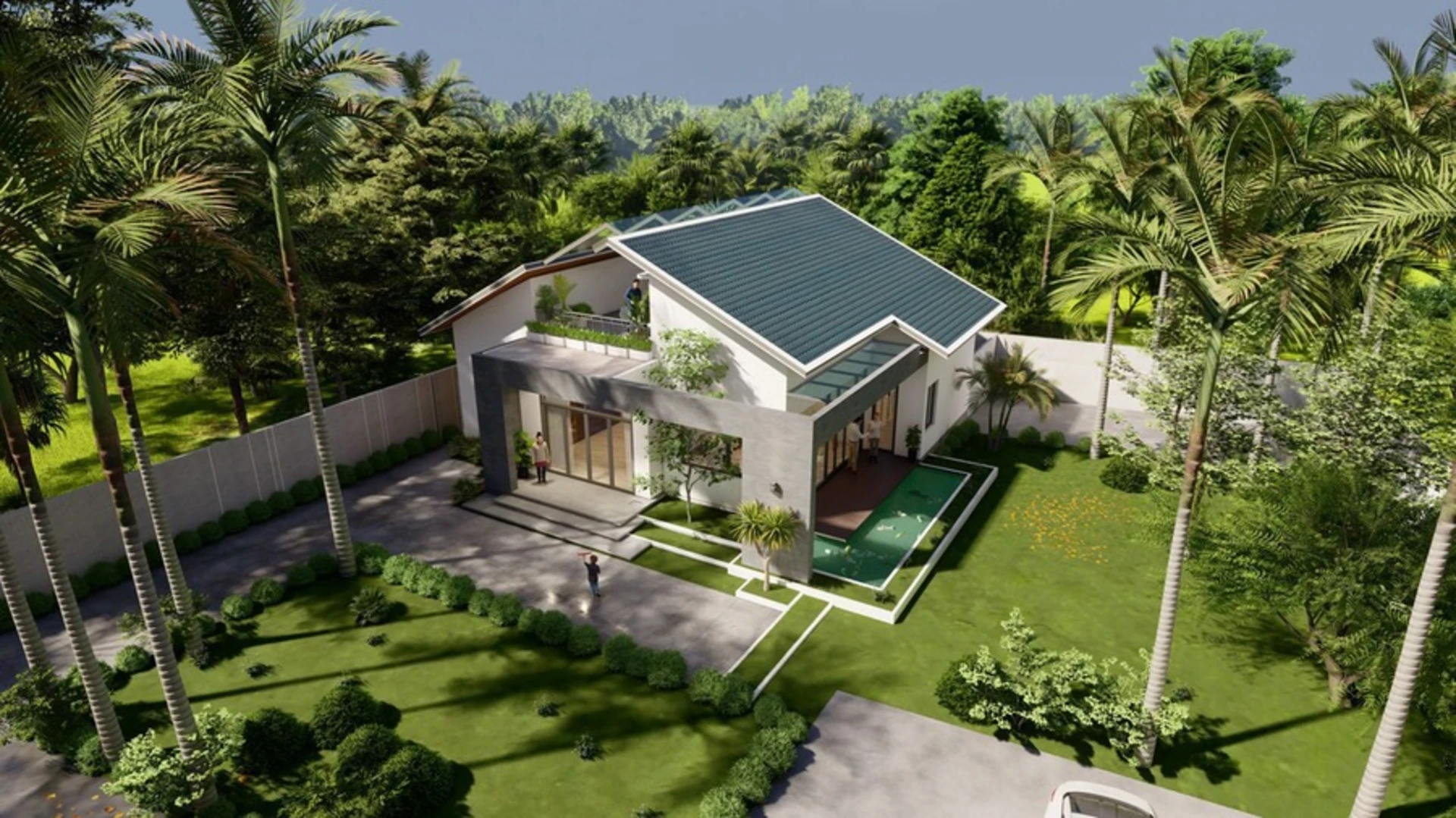 Mẫu thiết kế biệt thự mini tiết kiệm mà vẫn có phong cách riêng