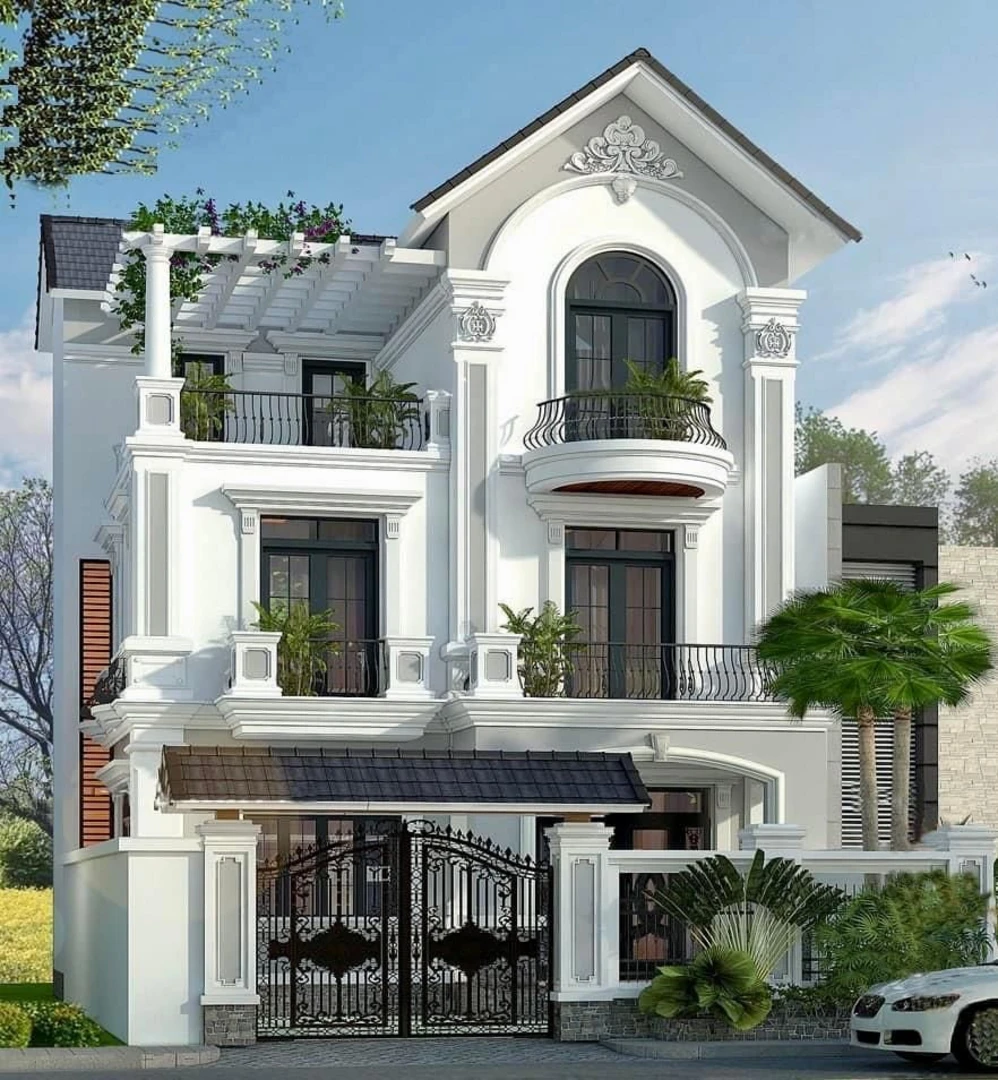 Biệt thự mini 3 tầng đảm bảo thẩm mỹ và tính hiện đại