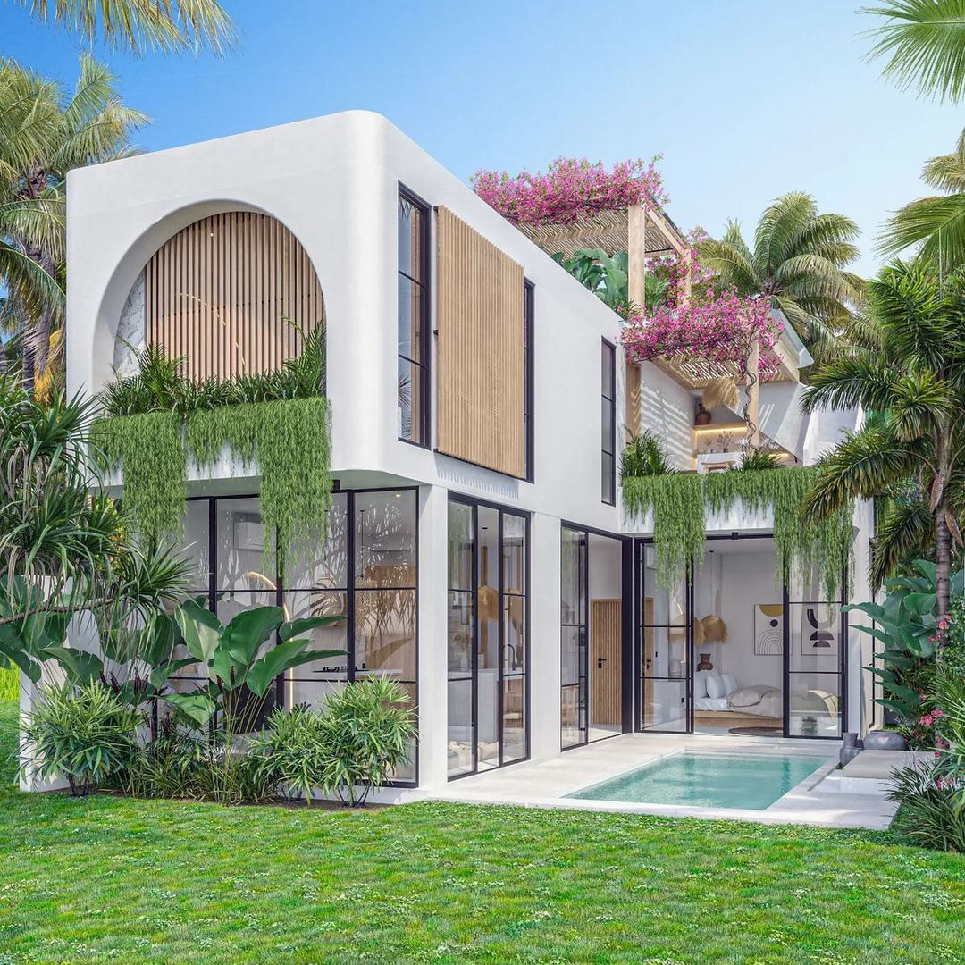 Biệt thự mini có hồ bơi tạo ra không gian thư giãn lý tưởng