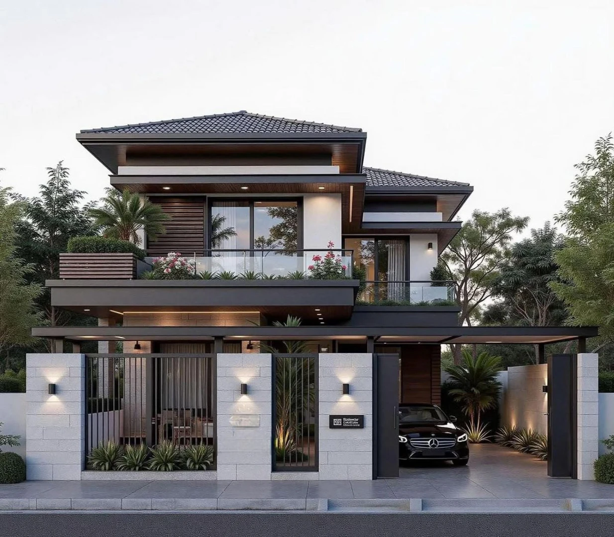 Biệt thự mini 2 tầng là kiểu nhà được lựa chọn nhiều nhất hiện nay