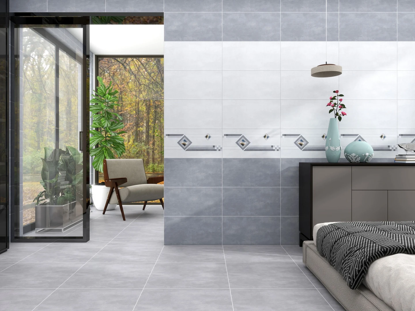 Phân loại gạch bán sứ theo vị trí thi công