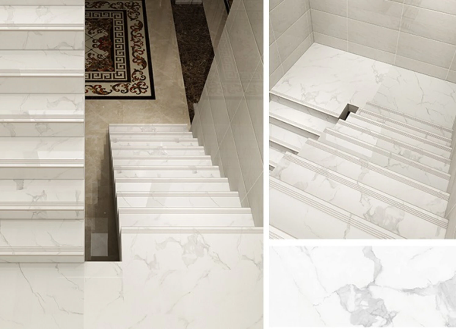 Chọn gạch lát cầu thang có kích thước phù hợp