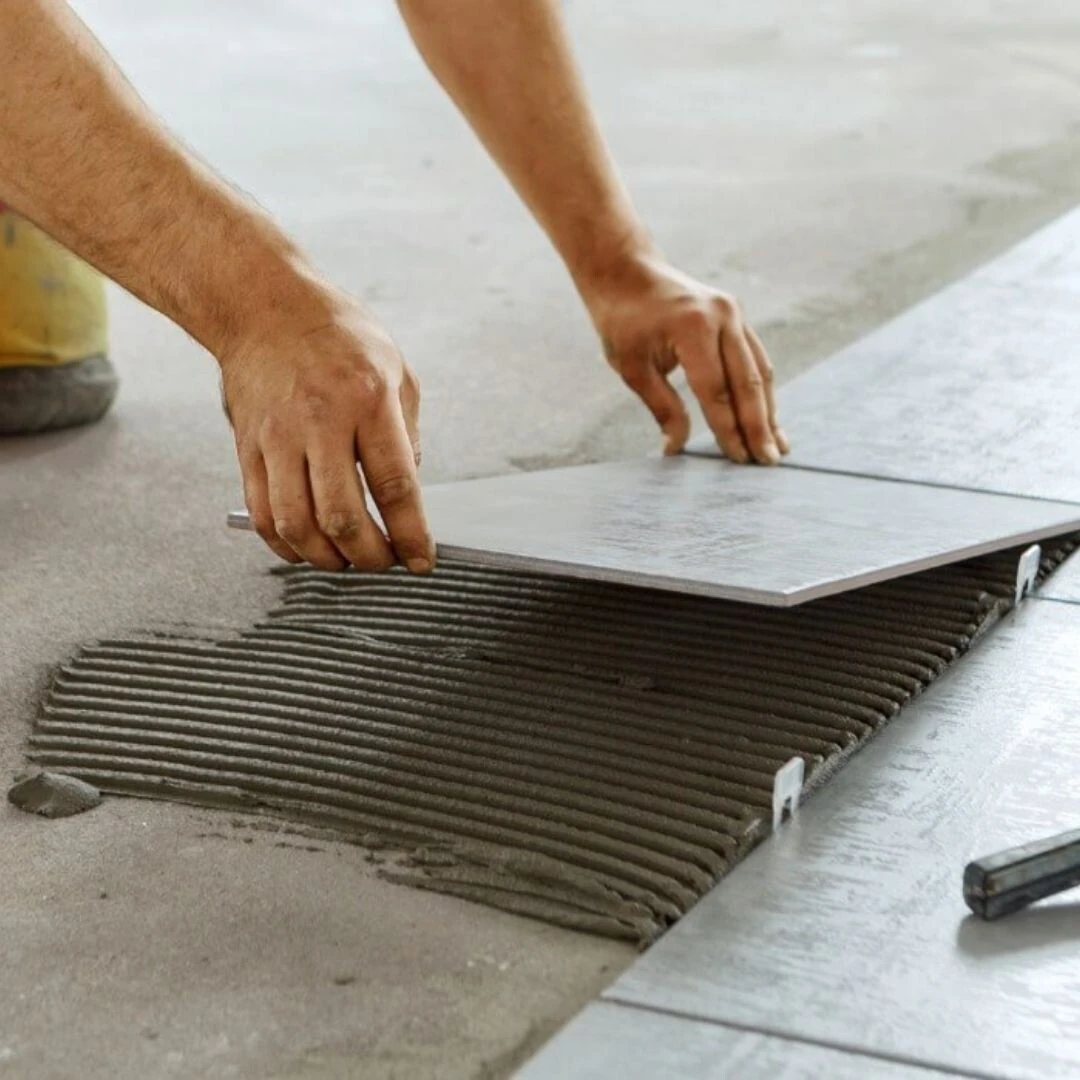 Cách thi công ốp lát gạch bằng keo