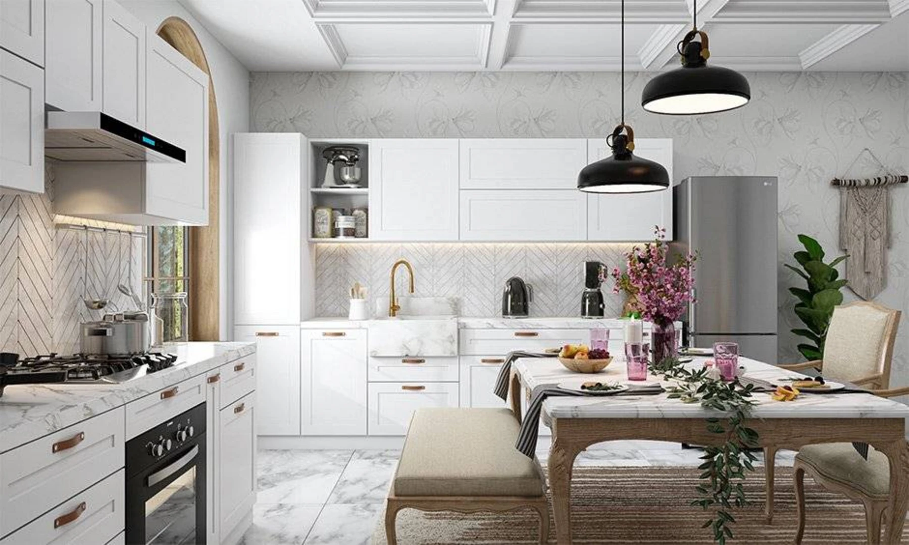 Những lưu ý khi thiết kế nhà phố tân cổ điển