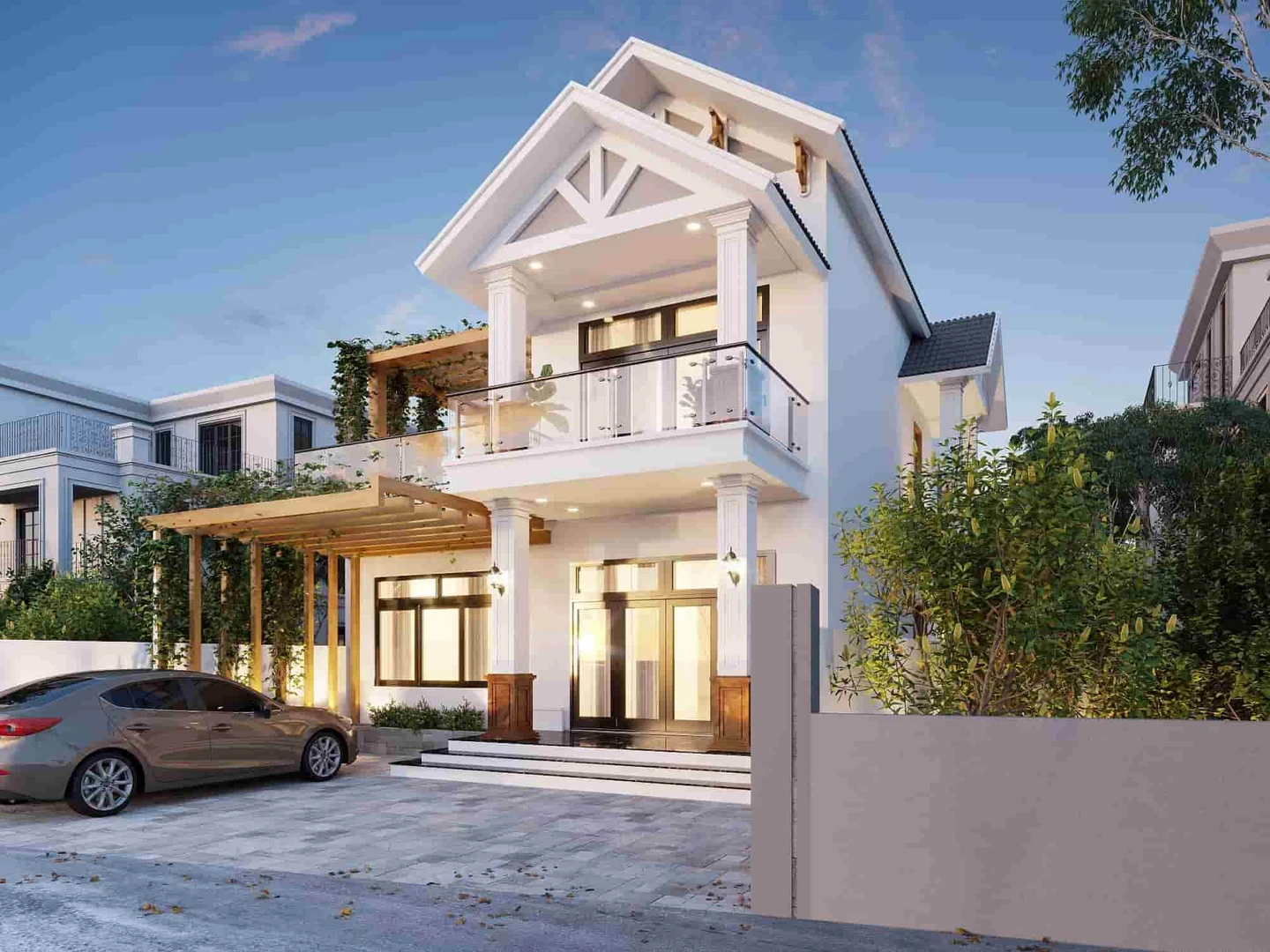 Khi thiết kế biệt thự nên lưu ý các yếu tố phong thủy để tạo cảm giác an tâm và thuận lợi